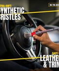 All In One Interior Car Cleaning Kit With Storage Bag brush cleaning steering wheel with synthetic bristles