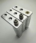 Stainless Steel 304 Refrigerator And Freezer Door Hinge With Auto Rebound Cam Rise Design for Self Closing, rust resistant angle view