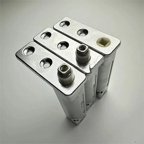 Stainless Steel 304 Refrigerator And Freezer Door Hinge With Auto Rebound Cam Rise Design for Self Closing, rust resistant angle view