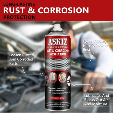 Heavy Duty Rust And Corrosion Inhibitor Spray With Long Lasting Protection in a 10 oz can near car engine