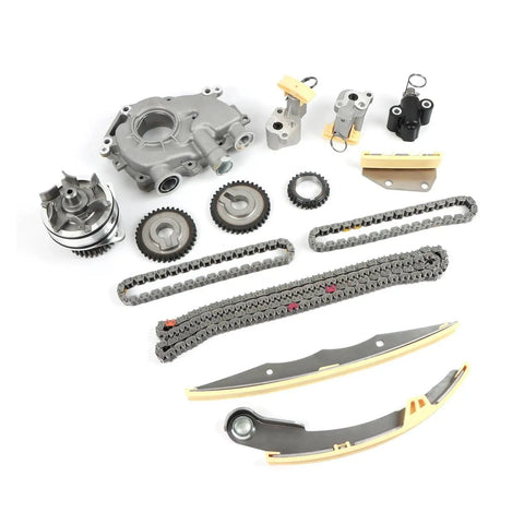 Premium Timing Chain Kit With Water And Oil Pump Perfect Fit For Nissan Frontier Pathfinder Xterra 4.0L V6 Engine 2005-2010 Durable Alloy Build, full kit