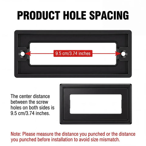 Slick Low Profile Cabinet Pulls For Cabinets, Drawers, And Cupboards, Zinc Alloy Recessed Handles dimensions 9.5 cm spacing
