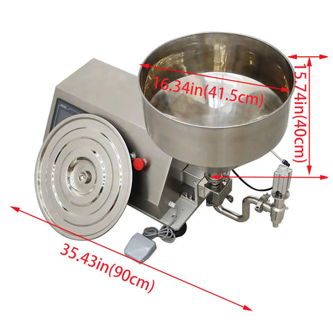 Zero Drama Heavy Duty Semi Automatic Gear Pump Paste Filling Machine With Smart Touch Control for dispensing sauces and lotions.
