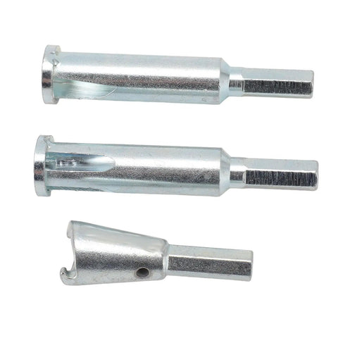 Slick Electric Drill Wire Stripper And Rapid Spiral Twisting Adapter features metal drill attachments for efficient wiring tasks.