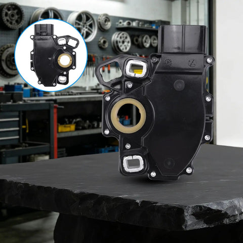 Premium Neutral Safety Switch For Ford F150 E250 Expedition Replaces OE 1L2Z7F293AA, heat-resistant housing, rear view.