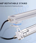 Heavy Duty LED Work Light For CNC Machines And Workshops with 360-degree rotatable stand, explosion-proof garage lighting