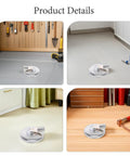 2 Pack Stainless Steel Mop Base Replacement Plates Heavy Duty Rotating Mop Head Spare Parts For Commercial And Industrial Floor Cleaning Compatible With Various Mop Frames Easy Swap on gray tile floor