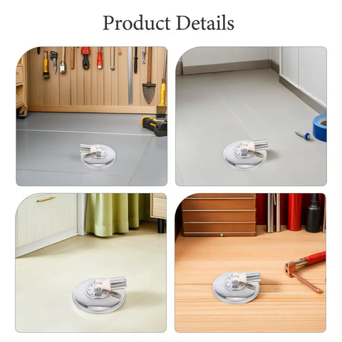 2 Pack Stainless Steel Mop Base Replacement Plates Heavy Duty Rotating Mop Head Spare Parts For Commercial And Industrial Floor Cleaning Compatible With Various Mop Frames Easy Swap on gray tile floor