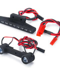 LED Light Strips Kit For One Sixteenth Mini ERVEO RC Car Buggy Upgrade Parts Front And Rear Taillights Spotlight Lamp Bar With Durable Metal