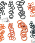 Replacement O Ring Kit For Pressure Washer Spray Hose Seals, 100 O Rings In 2 Sets With Tools, assorted sizes and colors