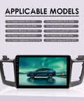 Image of Toyota Plug And Play 16Pin Car Stereo Wiring Harness Kit with CANBUS Box, shown with a list of compatible Toyota models.