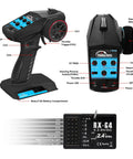 2.4G RC Radio System With 4CH Transmitter Receiver And Lanyard Anti Jamming Remote Controller For RC Cars Crawler Boats
