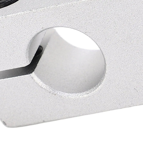 Top Quality 10 Pack Linear Motion Shaft Support Stops For SK12 Smooth Rail Systems crafted from heavy duty aluminum alloy close-up.