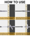 Heavy Duty Zinc Drywall Anchors Kit With 25 Self-Drilling Toggle Anchors And Screws For Hollow Walls Holds Up To 100 Lb No Drill Holes Needed Durable Toggle Bolts For Easy Wall Mounts. How to use guide