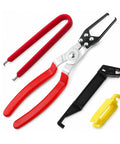Four Piece Relay And Fuse Puller Set For Tight Spaces With Two Large Relay Pullers And Two Precision Mini Fuse Pullers Pro Grade Auto Tool