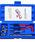 15Pcs Thread Repair Kit M9 X 1.25mm Metric Thread Insert Set For DIY Auto Repairs And General Maintenance in blue case
