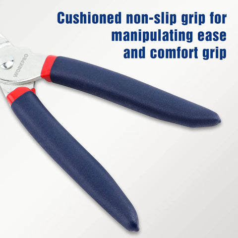 Pro Grade Hog Ring Pliers With 500 Pcs 3/4 Inch Galvanized Hog Rings for easy manipulation and comfort grip handle