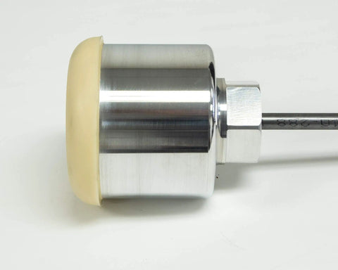 American Made Vacuum Chuck For Wood Turning Lathe With 1 Inch By 8 TPI Threads CNC Machined Aluminum side view
