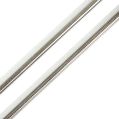 Stainless Steel Pro Grade Fully Threaded Rod Three Eighths Inch 16 TPI UNC 48 Inch Length Right Hand Threads Four Pack