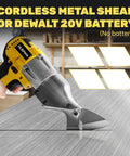 Cordless Sheet Metal Shear Brushless Electric Shears With 360 Degree Pivoting Head And Two Speed Control For Cutting Iron