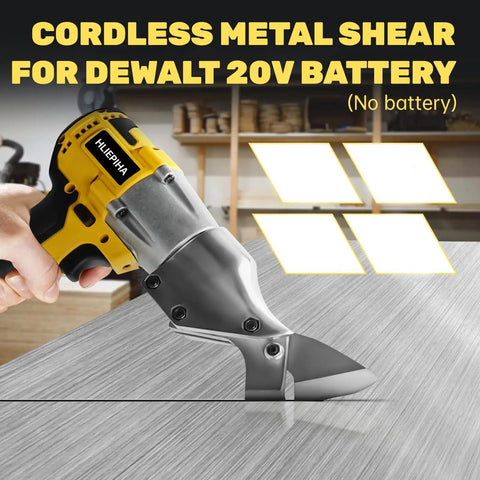 Cordless Sheet Metal Shear Brushless Electric Shears With 360 Degree Pivoting Head And Two Speed Control For Cutting Iron
