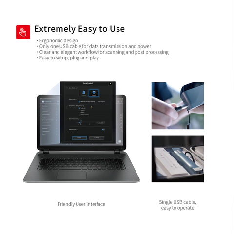 Legit High Resolution Handheld 3D Scanner With Rgb Color Capture And Smart Detail Boost For Sick Body And Hair Scanning At 14Fps Quick Pace Built For Zero Hassle 3D Printing Setup And Sweet Results