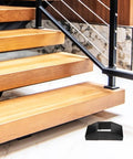 Carbon Steel Fence Pad For Warehouse Protection With Tool Free Install, Heavy Duty Fence Pad To Guard Equipment In Industrial And Storage Settings, Rugged, Easy To Fit, Lightweight Yet Durable, Versatile Fence Padding Solution, black fence pad on stair railing