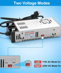 Easy To Use Universal 110V To 12V AC DC Converter Power Supply with voltage modes on switch