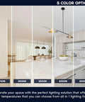 Super Sleek Two Inch Canless Led Recessed Lighting Boosts Home Vibes Featuring Deep Regressed Round Trim White And Copper 5Cct Options 1000 Lumens Dimmable Watts Wet Rated Drop Ins Pack Of Twelve showcasing color temperature options.