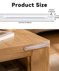 Clear Silicone Furniture Wall Protectors And Chair Guards To Dodge Nasty Scrapes Heavy Duty Rubber Bumpers, 14.7cm size on table edge.