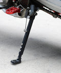 7075 Aluminum Dirt Bike Kickstand Adjustable Side Stand For CRF250L CRF250X Rally Models 2012 Through 2023 Black Lightweight Rustproof