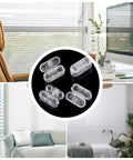 30 Pack 4.5mm Beaded Chain Connectors for Roller Shades Plastic Ball Clips for Vertical Roman Blinds, rooms with blinds