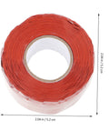 Leak Stop Tape For PVC PPR And Metal Pipes Flexible Self Adhesive Sealing Tape For Quick Waterproof Airtight Repairs in Red, 2.04 inches