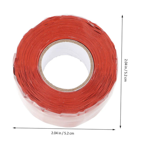 Leak Stop Tape For PVC PPR And Metal Pipes Flexible Self Adhesive Sealing Tape For Quick Waterproof Airtight Repairs in Red, 2.04 inches