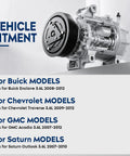 New Ac Air Compressor With Clutch Fits Buick Enclave Chevy Traverse Gmc Acadia Saturn Outlook 3.6L detailed vehicle fitment information.