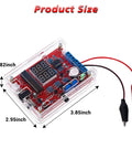 DIY Soldering Practice Kit With PWM Adjustable Signal Generator Voltage And Current Tester LED Display dimensions