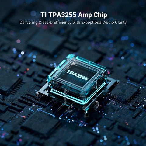 TI TPA3255 amp chip used in Beefy 2 Channel Class D Desktop Amplifier Powered By TPA3255 With 600W Total Power 300W Per Channel