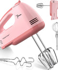Hand Mixer Electric With Seven Speeds And Five Stainless Attachments Copper Motor Power Dishwasher Safe 304 Parts