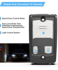 Replacement Garage Door Wall Console With Light And Lock Control Wired Keypad Mount Easy Install Compatible With Multiple Wall Controls And Models Like 39165R 37351R GBWC2BX 34026AR1 GPWCBX GPWC2 WLB One Pack front view with highlighted buttons