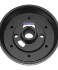 Lockable Aluminum Steering Short Hub And Quick Release Adapter Unit With 6x70mm Bolt Pattern For C6 Corvette Silverado And CTS, top view.