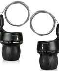 18 Speed Bicycle Shifter Set With Twist Grips, 3x6 Speed Left 3 And Right 6 Shifter Levers, Revoshift Compatible