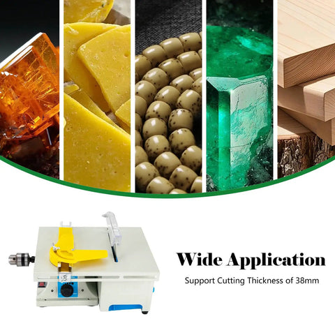 5-In-1 Lapidary Saw Kit For Cutting, Grinding, Carving, Drilling And Polishing Rocks, 750W Table Grinder, versatile applications