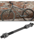 10mm Hollow Rear Axle For MTB And Road Bikes 145mm Length Steel Replacement Upgrade For Multi Speed Hubs Durable And Anti Deformation