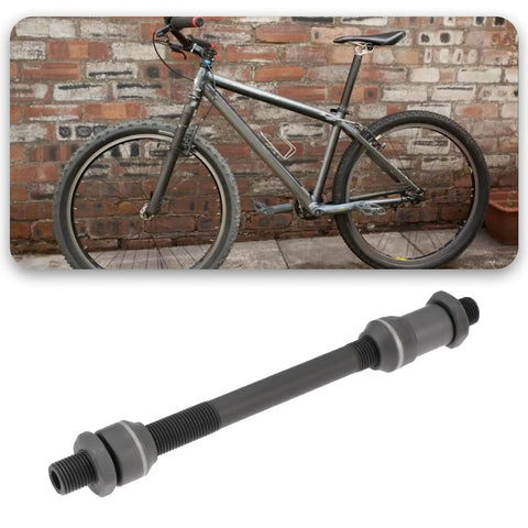 10mm Hollow Rear Axle For MTB And Road Bikes 145mm Length Steel Replacement Upgrade For Multi Speed Hubs Durable And Anti Deformation