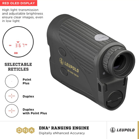 Straight Shooting Laser Rangefinder Featuring Hornady 4DOF Ballistics Engine And Sharp Archery Settings For Dead On Distance Reading And Built Different Durability In Stealth Black Shell