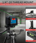 Adjustable Laser Level Tripod For Line And Point Lasers With One Quarter Twenty Mount, Extends 20.5 To 55 Inches, Collapsible Legs And Non Slip Feet, Stable Swivel Base, Carrying Pouch, For Precise Measurements On Any Job Site. 1/4-20 mount with bubble level on laser tripod