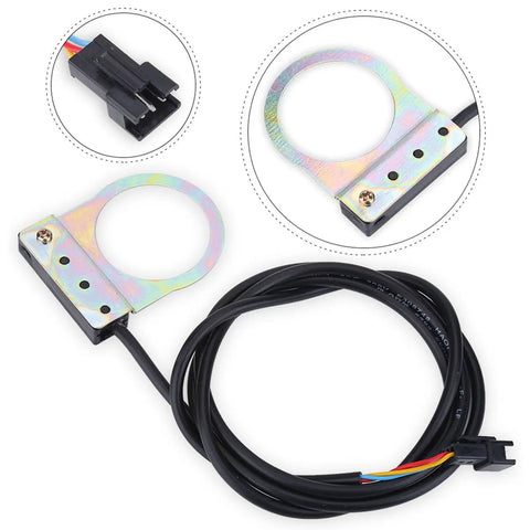 Electric Bike Pedal Assist Sensor With 12 Magnets And 12 Pulses Per Revolution Wheel Mounted PAS For Ebikes Black Accessory To Make Riding Smoother Easier And More Efficient On Hills