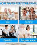 Safety benefits of Pipe Stair Handrail 3 Ft Heavy Duty Metal Rail for elder, children, disability, pregnant women.