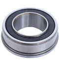10 Pcs Flanged Deep Groove Ball Bearings 20x35x11mm F6003 20 2RS ABEC 3 Heavy Duty Double Sealed Steel Bearings For Household Appliances Garden Machinery Outdoor Equipment Tools, flanged bearing close-up