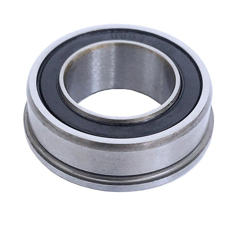 10 Pcs Flanged Deep Groove Ball Bearings 20x35x11mm F6003 20 2RS ABEC 3 Heavy Duty Double Sealed Steel Bearings For Household Appliances Garden Machinery Outdoor Equipment Tools, flanged bearing close-up
